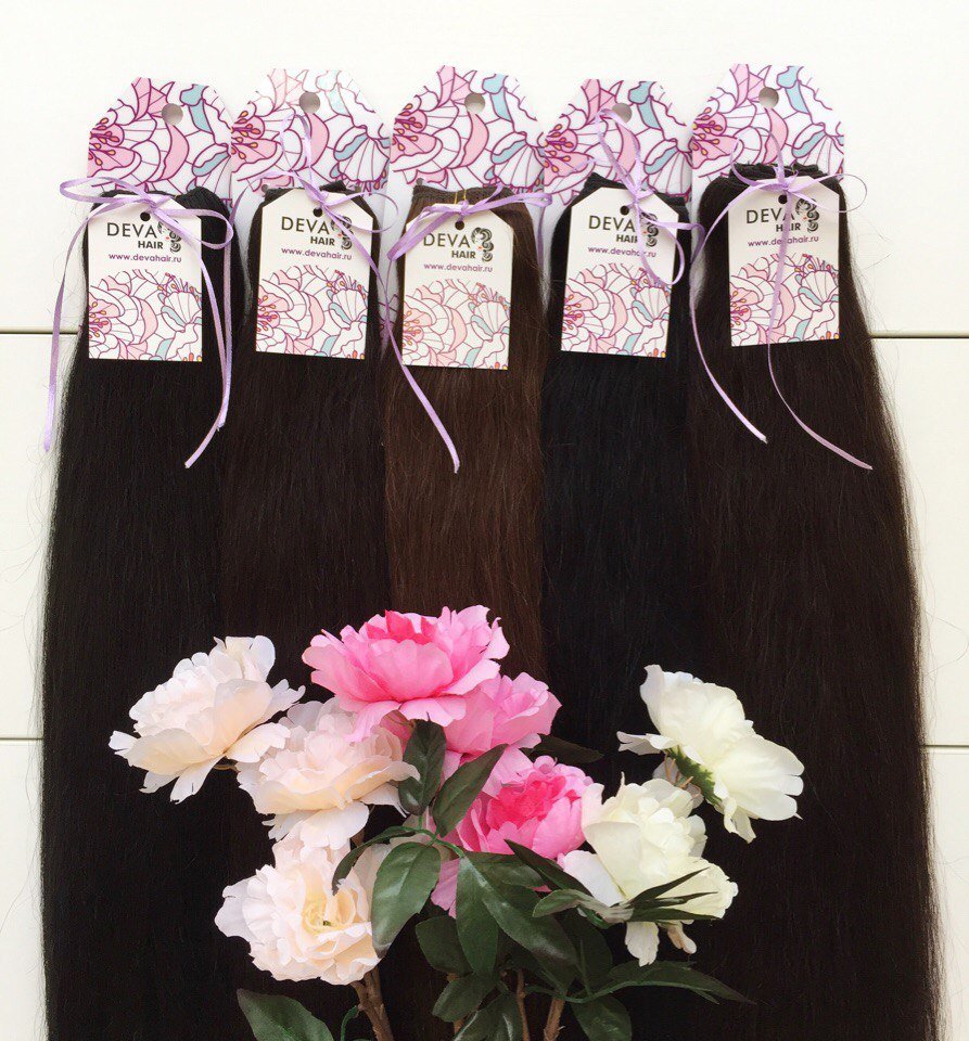 Натуральные волосы для наращивания&nbsp;Deva Hair : 