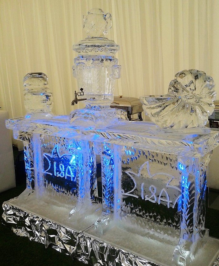 Ледяной самовар на велком зону&nbsp;Студия ледяного декора "Maria Crystal Ice" : 