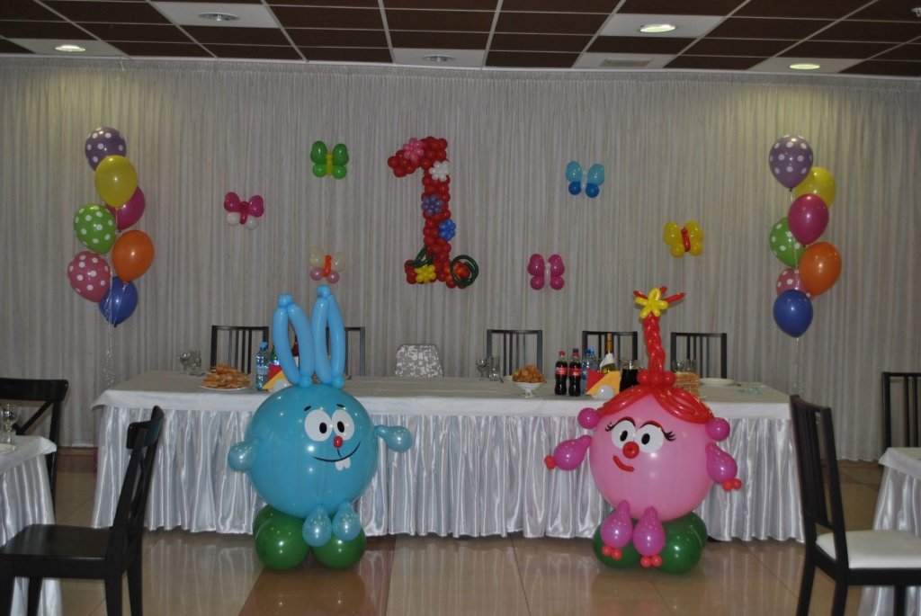 Детское оформление шарами&nbsp;Арлекин Шоу : 