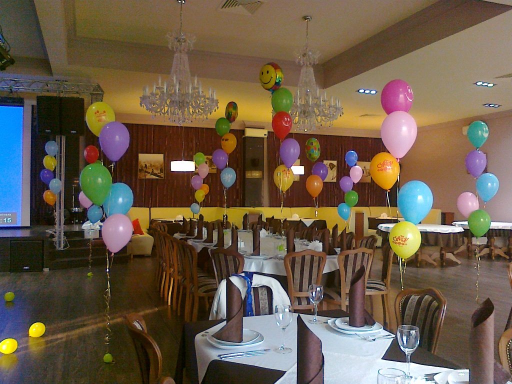 Детское оформление шарами&nbsp;Арлекин Шоу : 