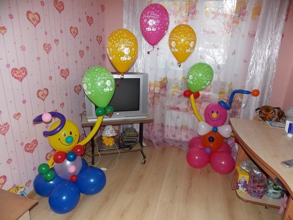 Детское оформление шарами&nbsp;Арлекин Шоу : 