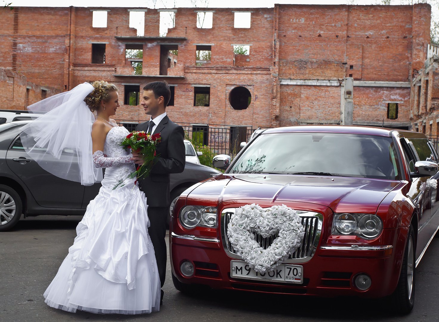 Лимузины&nbsp;Томские Лимузины. Свадебный кортеж. : 