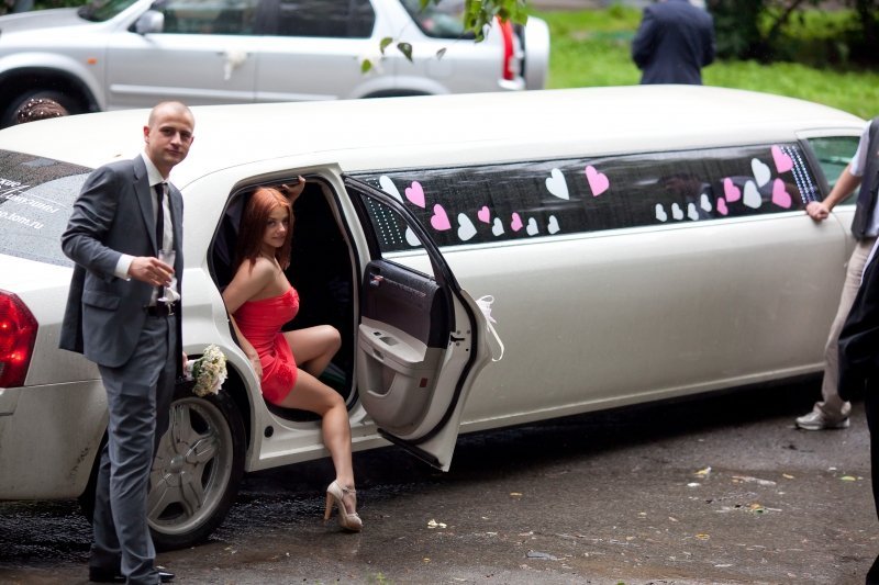 Лимузины&nbsp;Томские Лимузины. Свадебный кортеж. : 