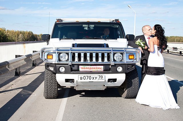 Лимузины&nbsp;Томские Лимузины. Свадебный кортеж. : 