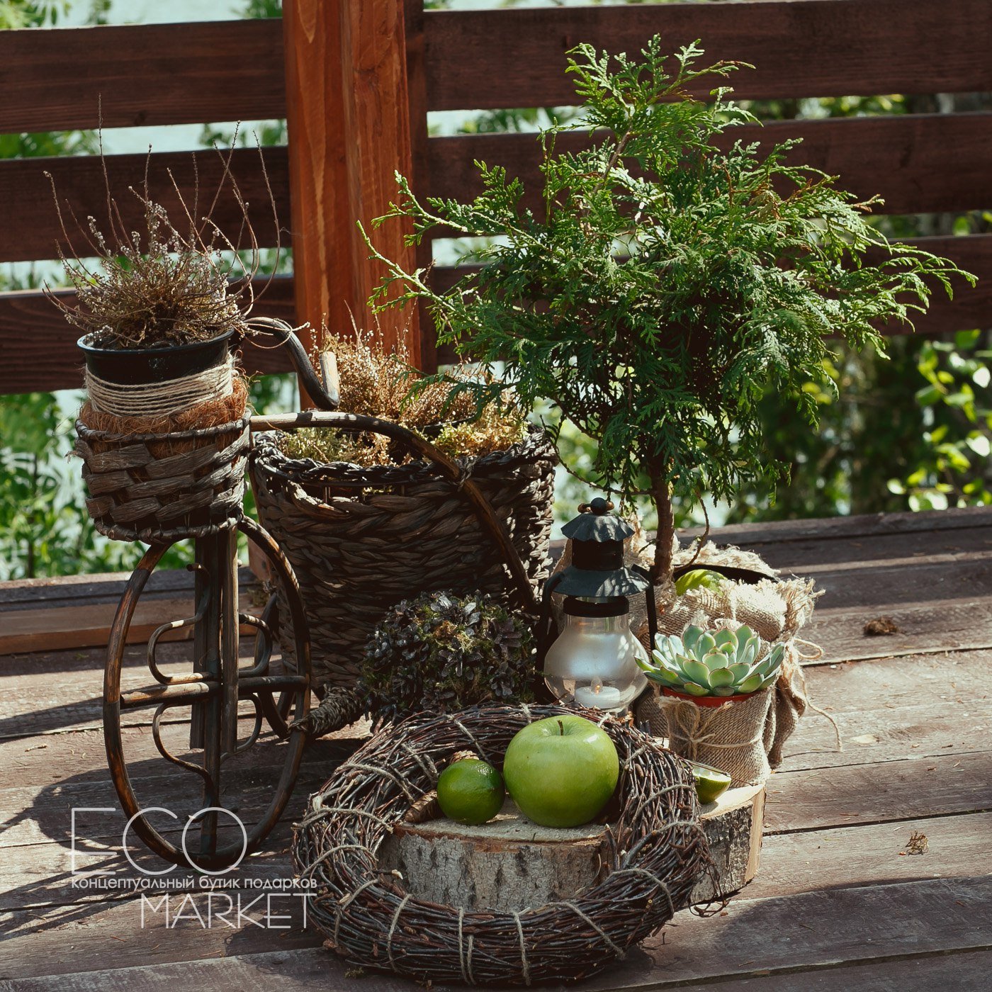 Свадебный декор в стиле Бохо и Рустик&nbsp;Концептуальный бутик «ЭкоМаркет» : 