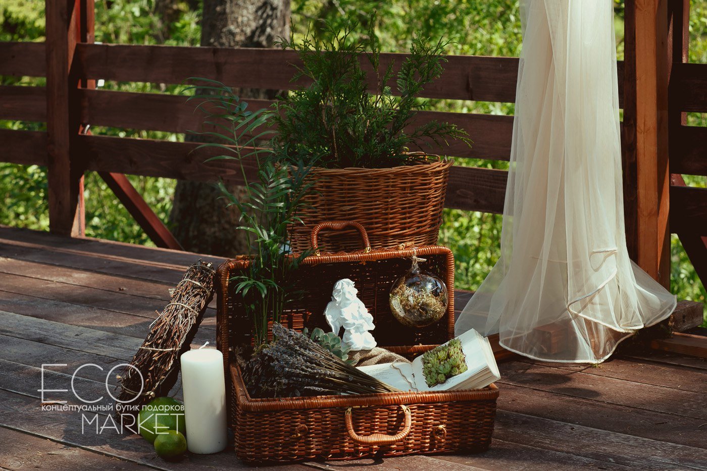 Свадебный декор в стиле Бохо и Рустик&nbsp;Концептуальный бутик «ЭкоМаркет» : 
