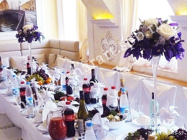 Оформление свадьбы цветами и шарами&nbsp;ШАР - АРТ : 