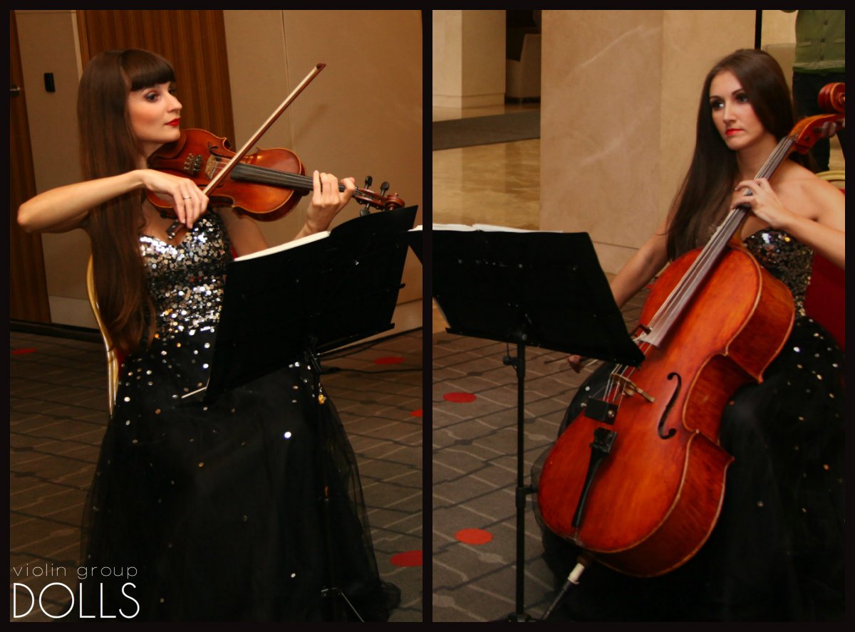 Струнная акустическая музыка&nbsp;Violin Group DOLLS - скрипичное шоу и фоновая музыка : 