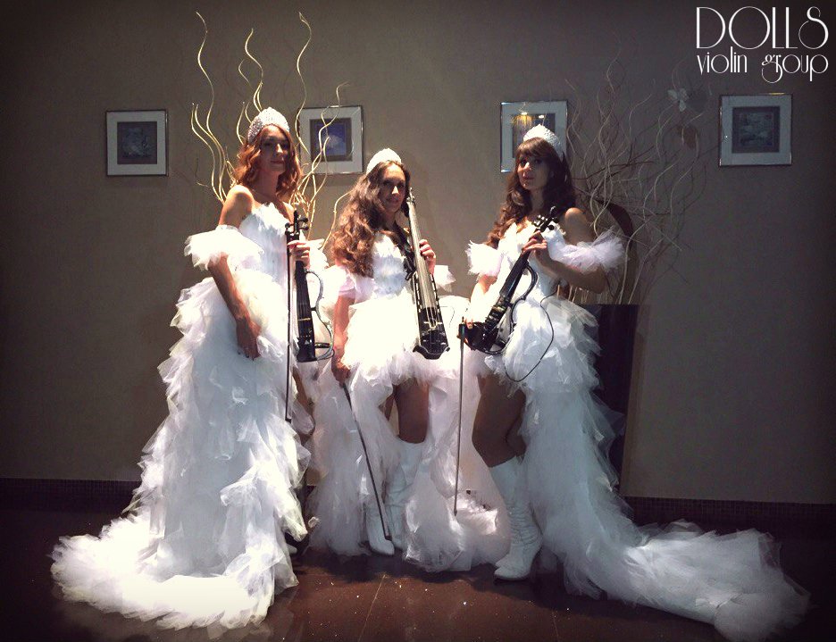 Инструментальное электро шоу&nbsp;Violin Group DOLLS - скрипичное шоу и фоновая музыка : 