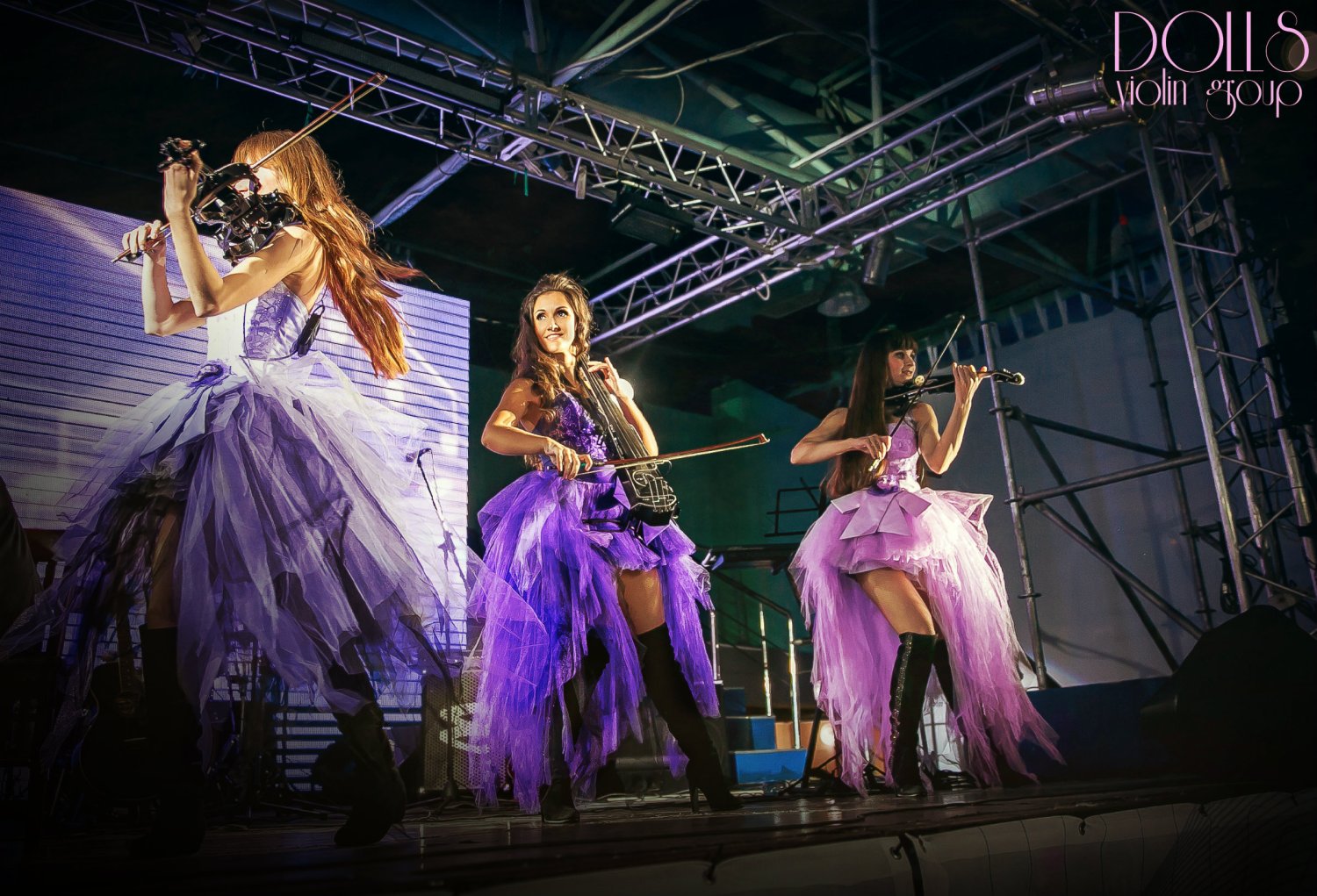Инструментальное электро шоу&nbsp;Violin Group DOLLS - скрипичное шоу и фоновая музыка : 