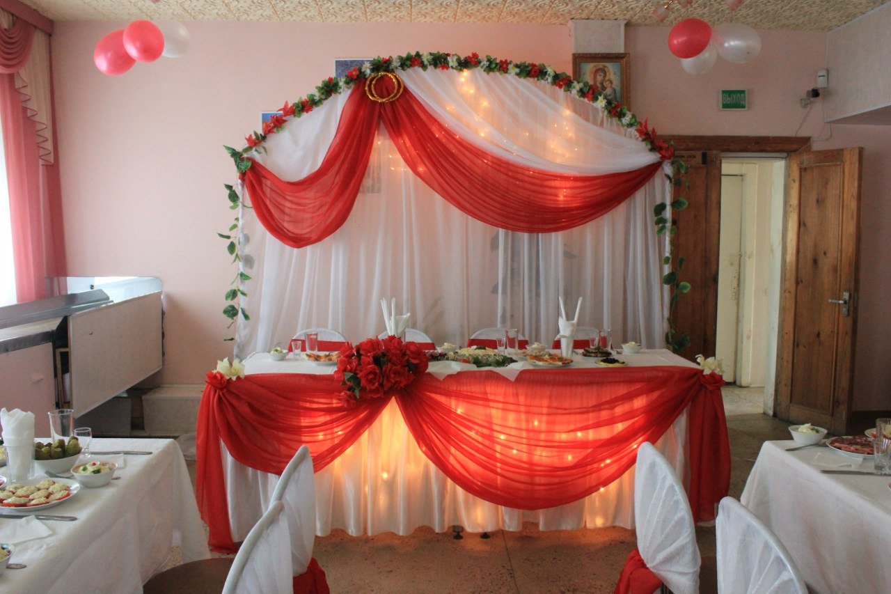 декор зала&nbsp;Оформление зала : 