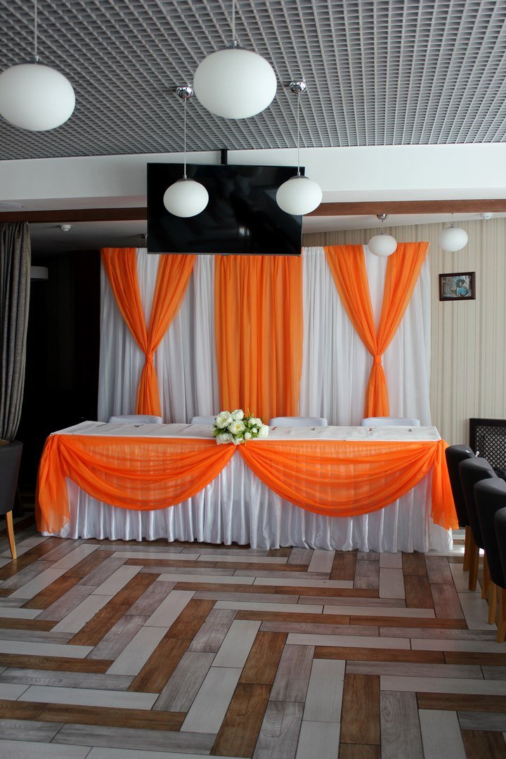 декор зала&nbsp;Оформление зала : 