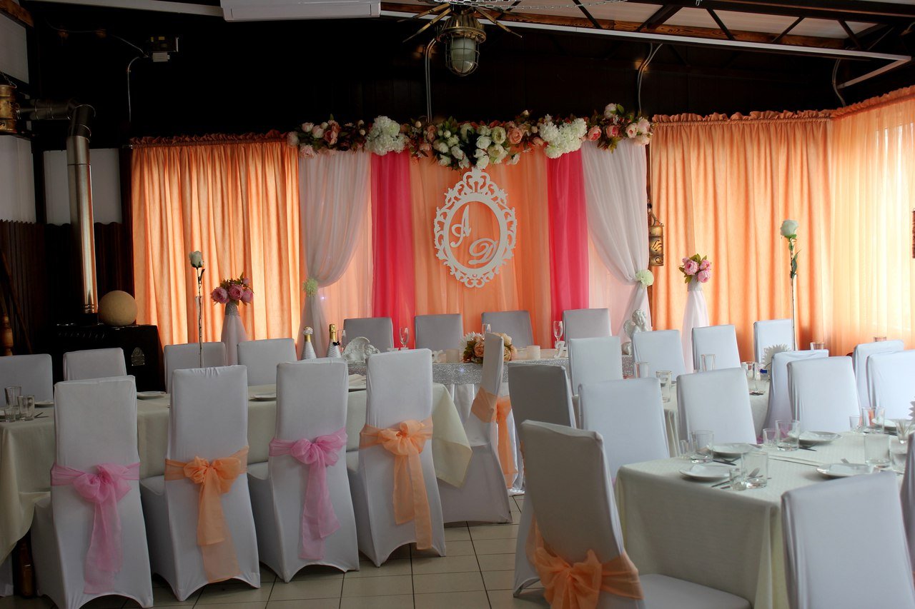 декор зала&nbsp;Оформление зала : 