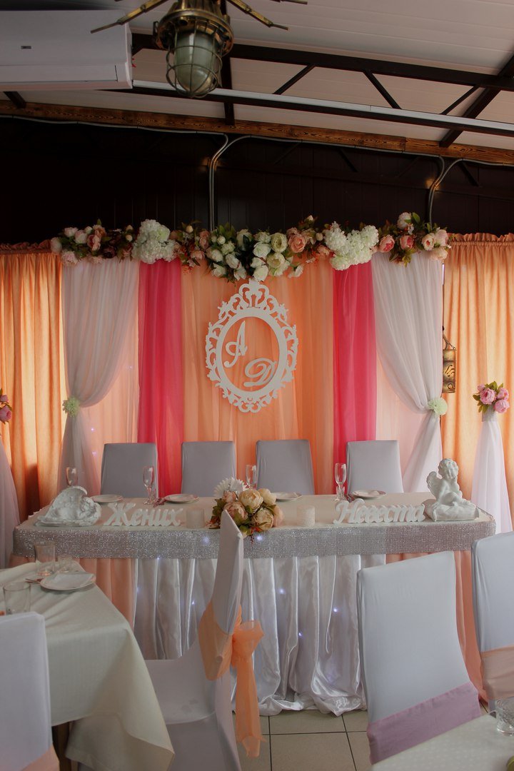 декор зала&nbsp;Оформление зала : 