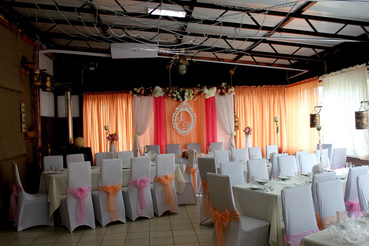 декор зала&nbsp;Оформление зала : 