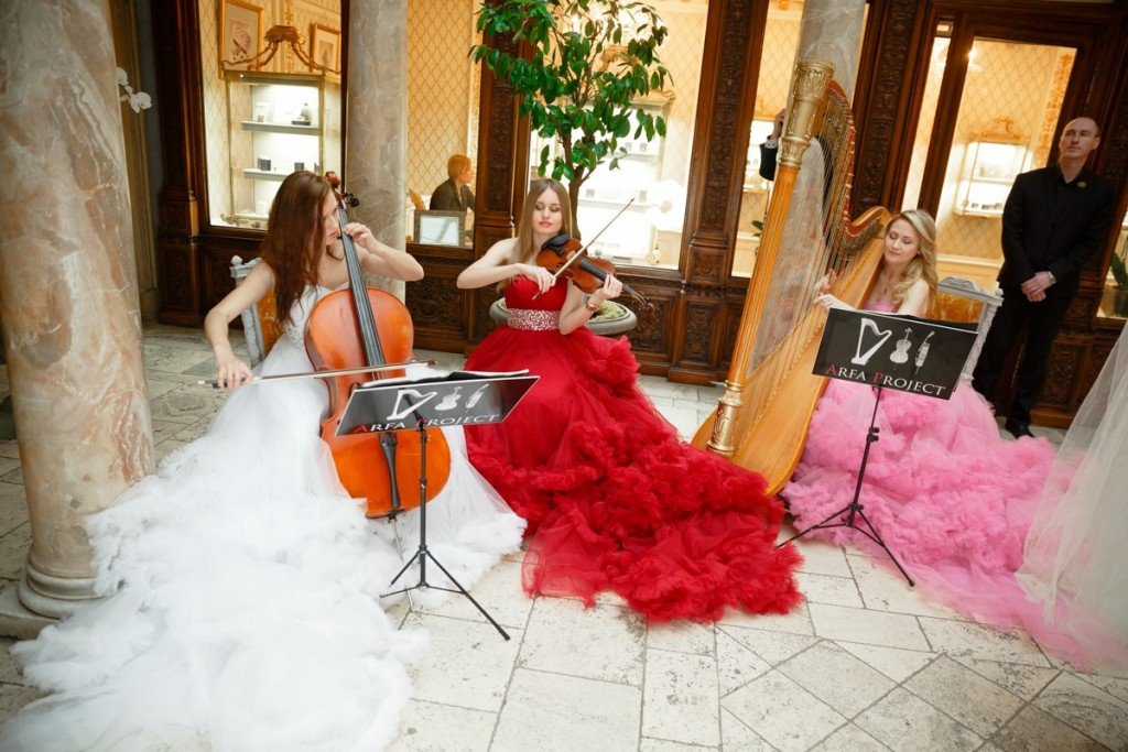 Арфистка и музыканты Арфа Project&nbsp;Арфа Project-арфистка и музыканты : 