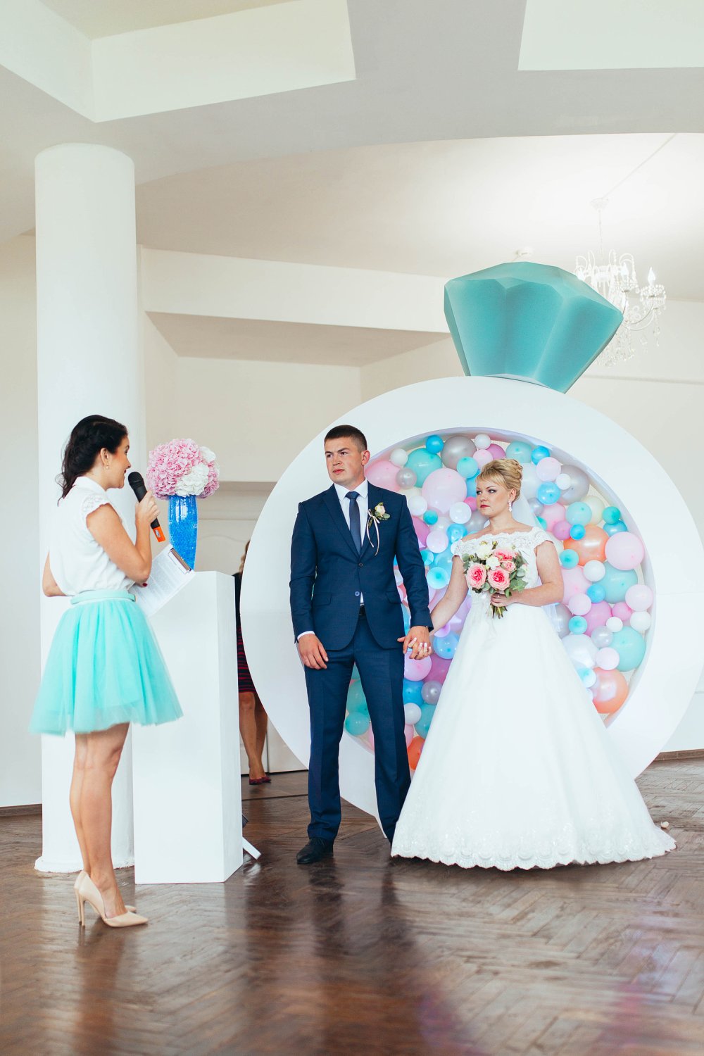 Tiffany and blush pink&nbsp;Агентство "Студия свадебных Событий" : 