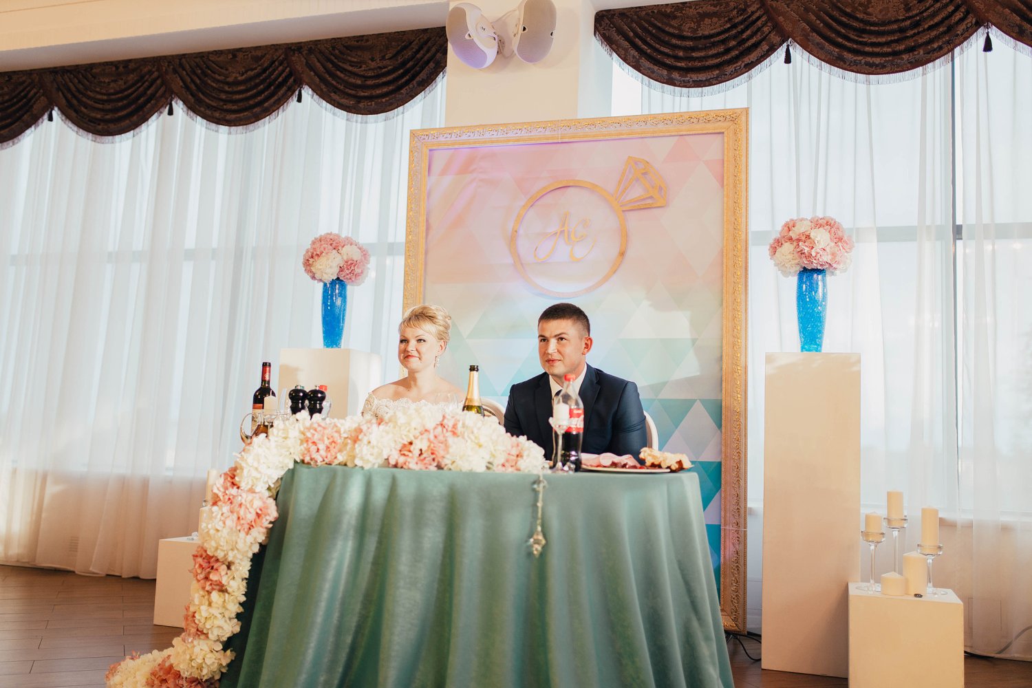 Tiffany and blush pink&nbsp;Агентство "Студия свадебных Событий" : 