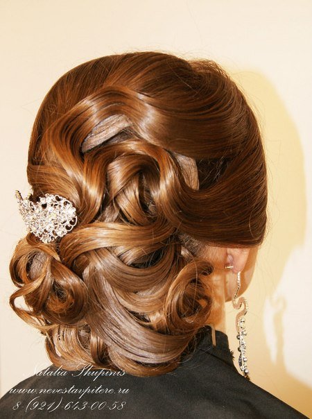 Вечерняя прическа и макияж&nbsp;Свадебный стилист  Natalia Shupinis : 