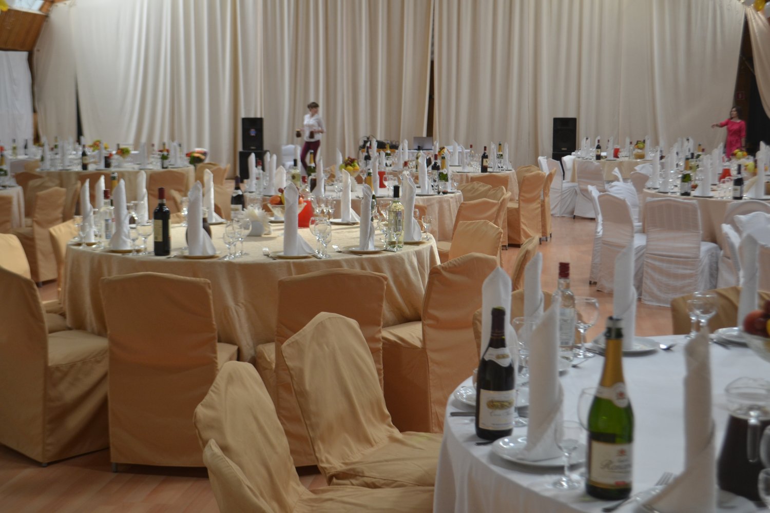 Банкетный зал на 200 человек&nbsp;Ресторан-отель "Экотель Снегирек" : 