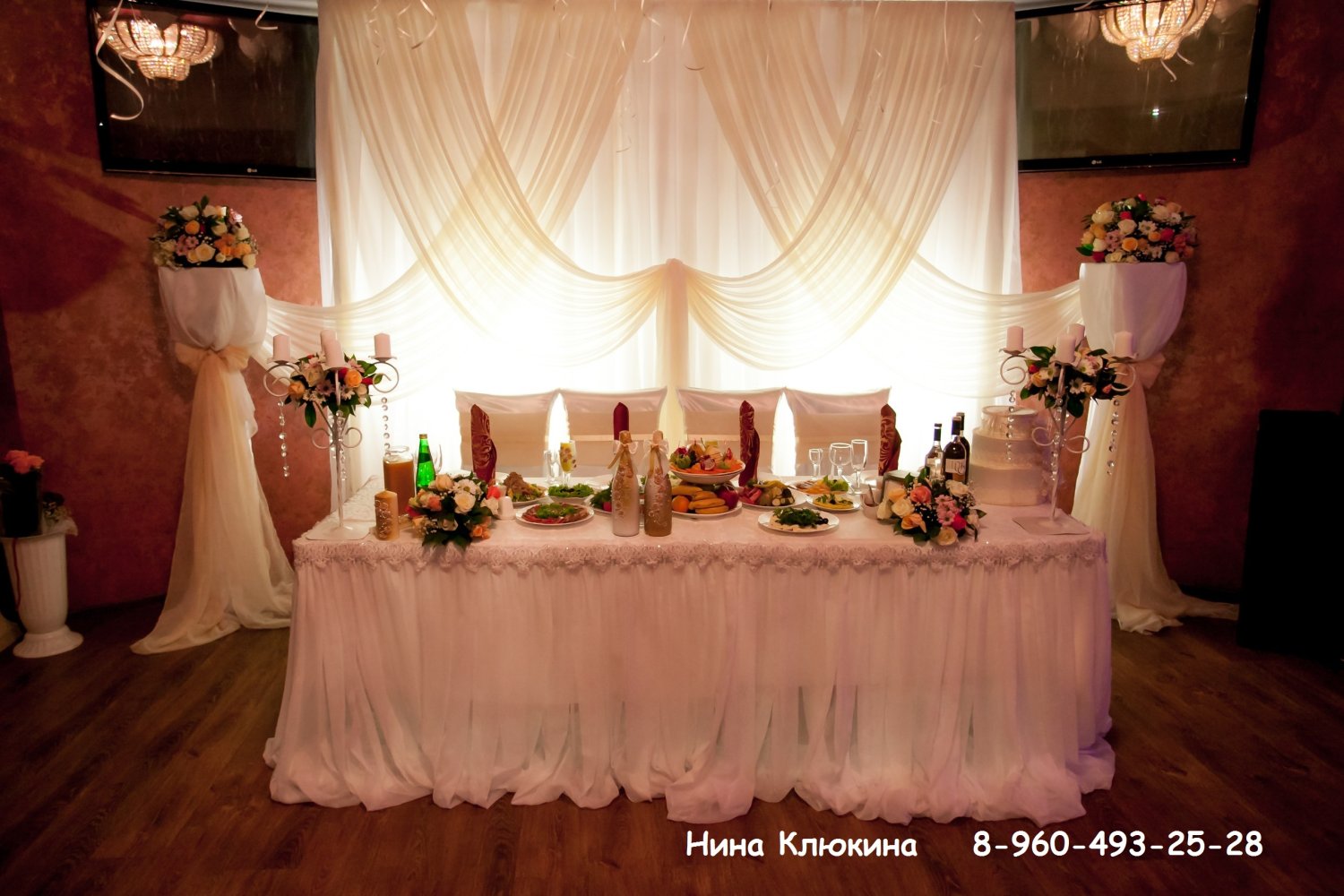 Оформление банкетного зала&nbsp;декор и флористика : 