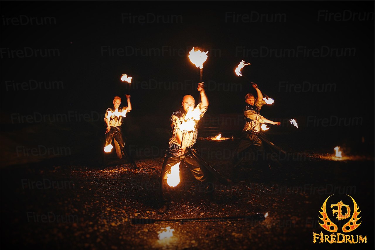 огненное и световое шоу&nbsp;Огненное и световое шоу FireDrum : 