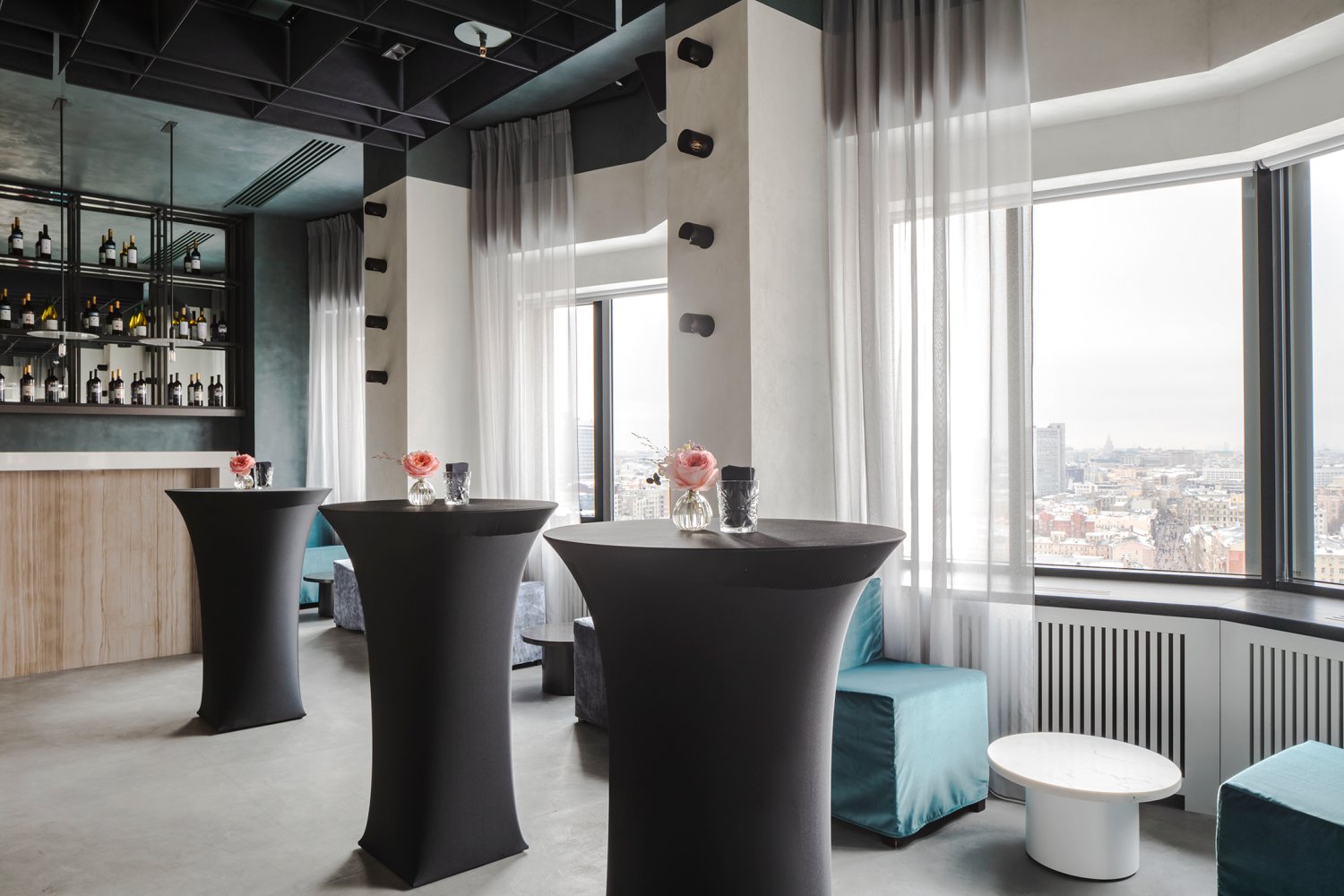 Интерьер зала "Арбат"&nbsp;Панорамный зал "Арбат" в AZIMUT Отель Смоленская Москва : 