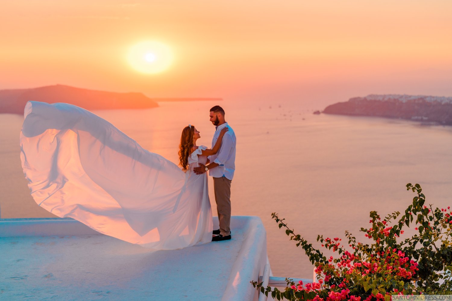 Портфолио&nbsp;Сказочные свадьбы на Санторини (Греция). Организатор «Свадебное Агентство Юлии Веселовой» : 