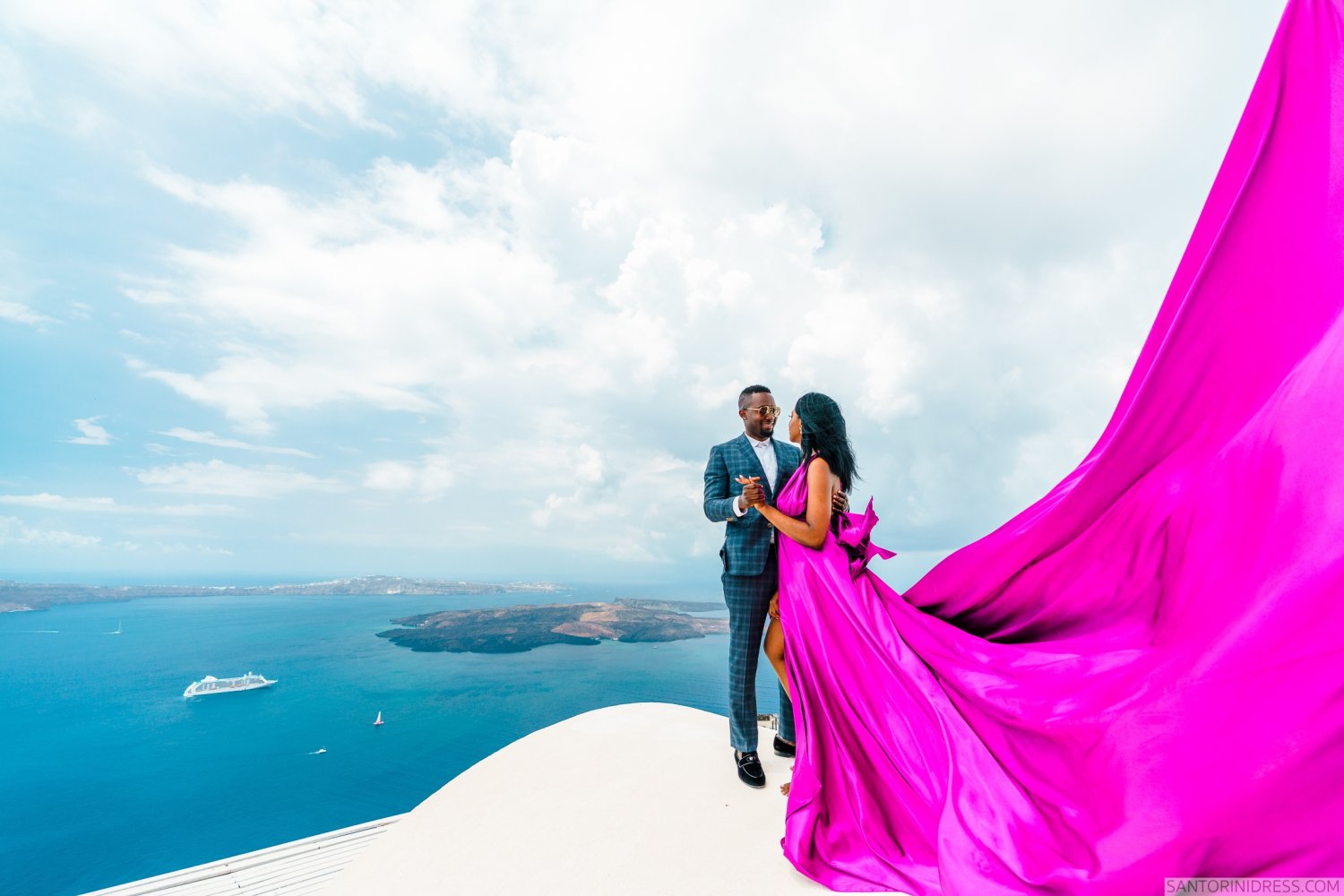 Портфолио&nbsp;Сказочные свадьбы на Санторини (Греция). Организатор «Свадебное Агентство Юлии Веселовой» : 