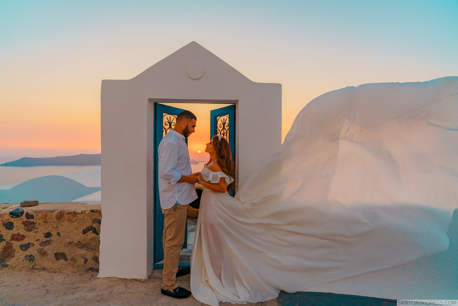 Портфолио&nbsp;Сказочные свадьбы на Санторини (Греция). Организатор «Свадебное Агентство Юлии Веселовой» : 